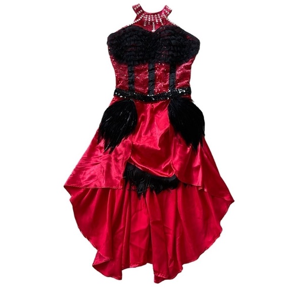 Balera Sequin Plush Charmeuse Dress Custom Dance Costume - Main Image